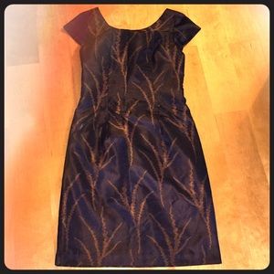 Office to cocktails! Handmade silk dress
